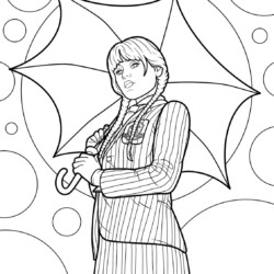 custo de materiais para colorir desenhos da wandinha