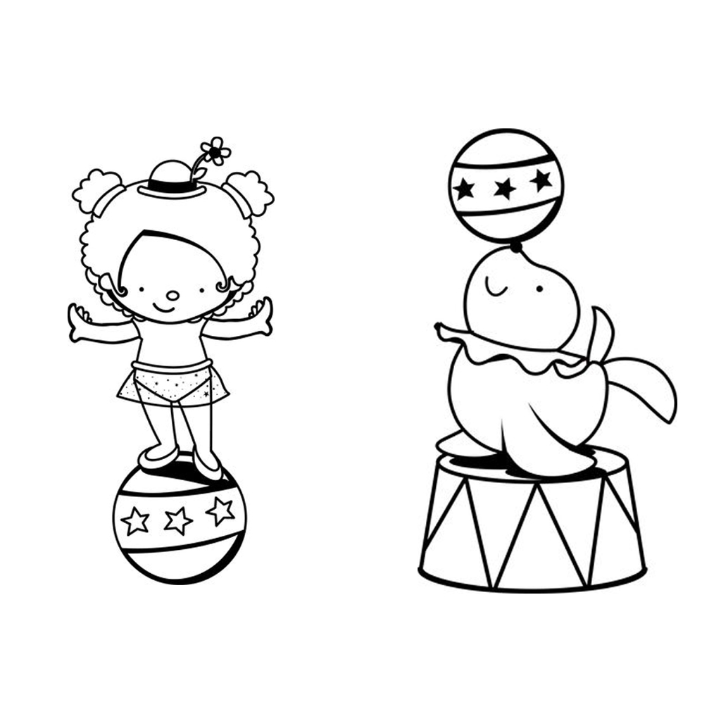 desenhos de malabaristas para colorir