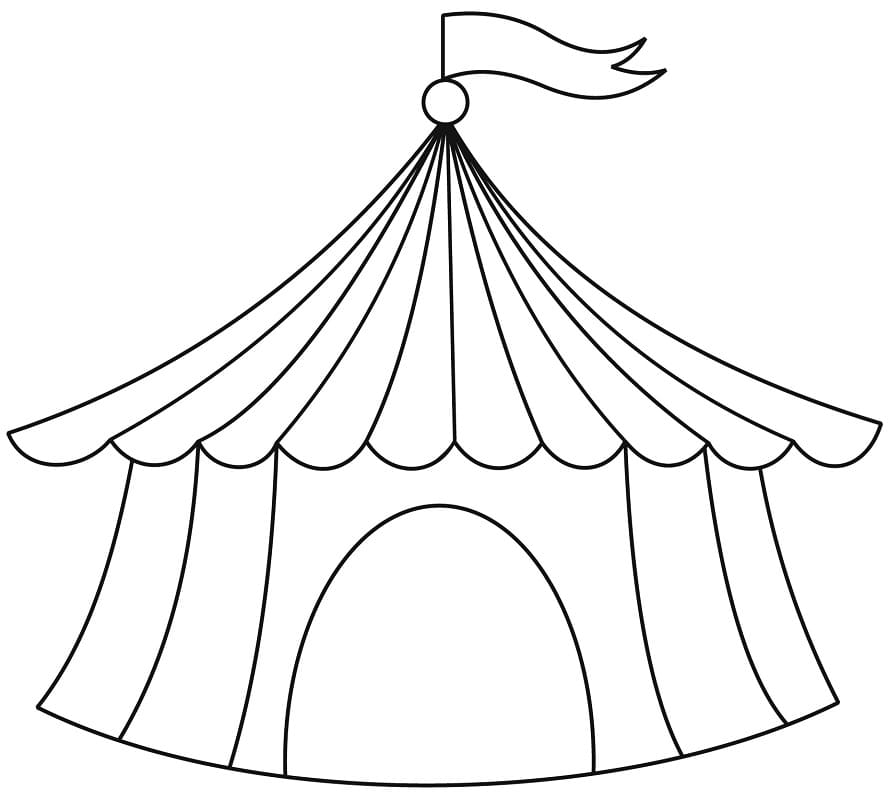 moldes de circo para colorir