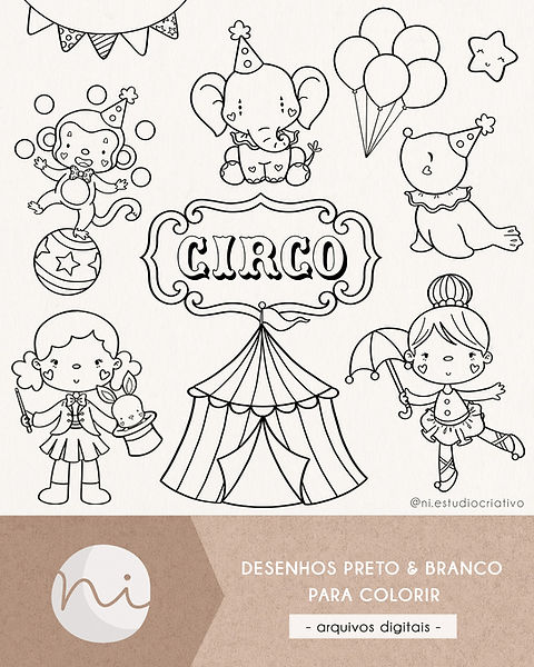 desenhos de malabaristas para colorir