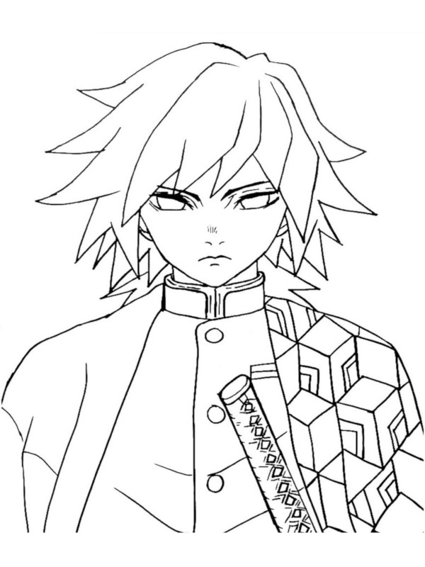 desenhos de Tanjiro para colorir