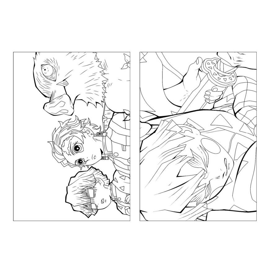 desenhos de Hashiras Demon Slayer para colorir