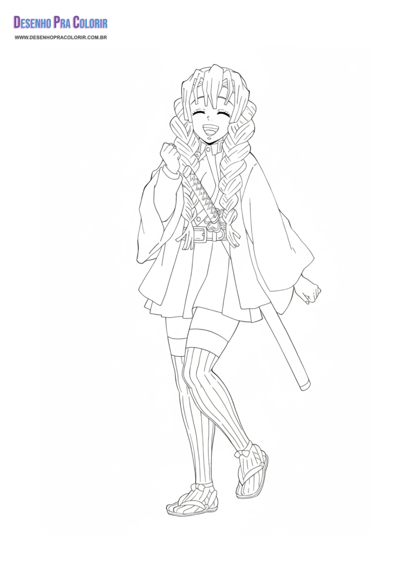 desenhos Demon Slayer para imprimir