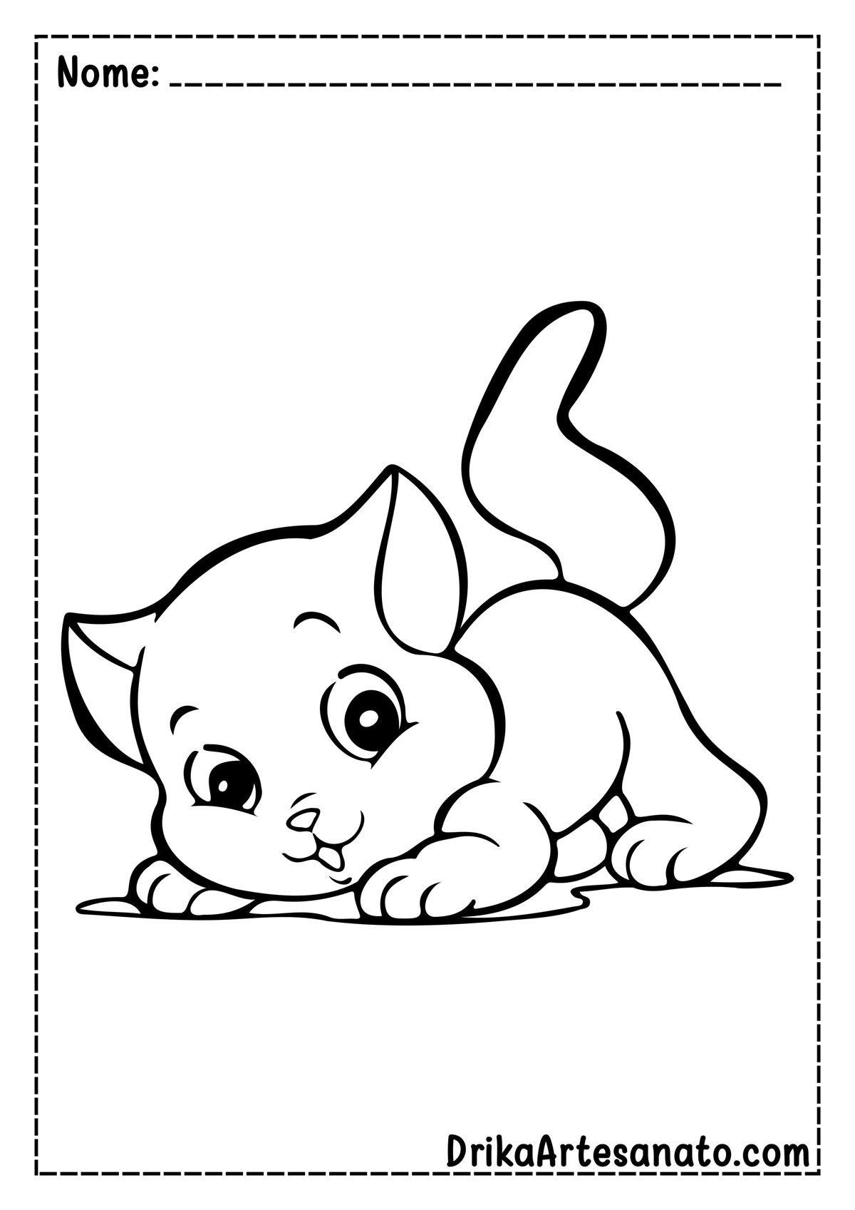 desenhos de gatos realistas para colorir