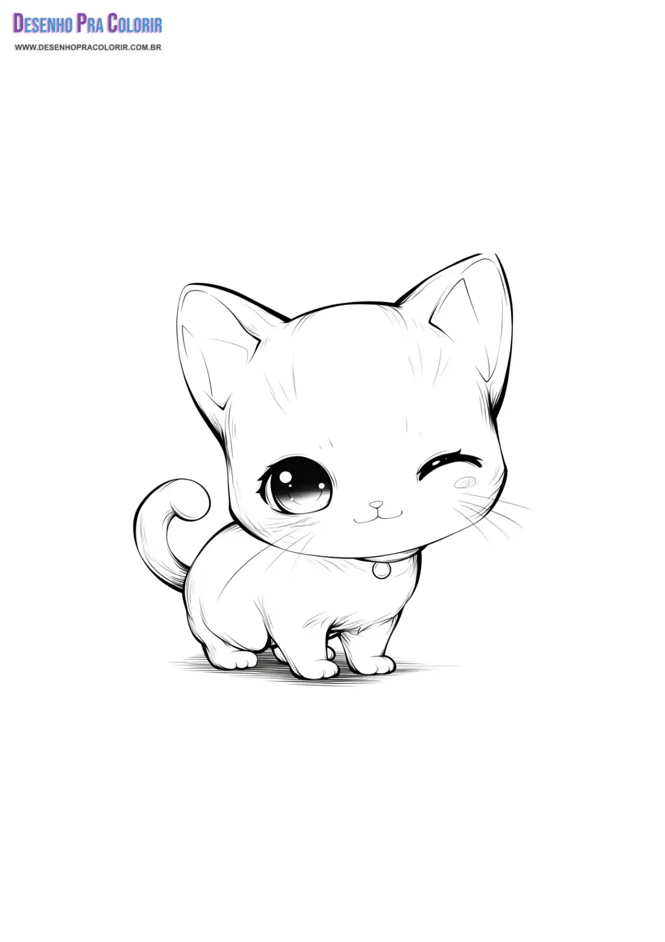 desenhos de gatos para crianças