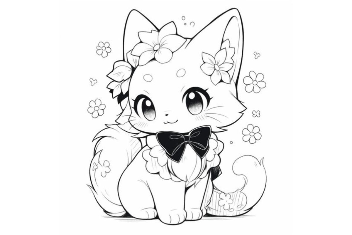 desenhos de filhotes de gato para colorir