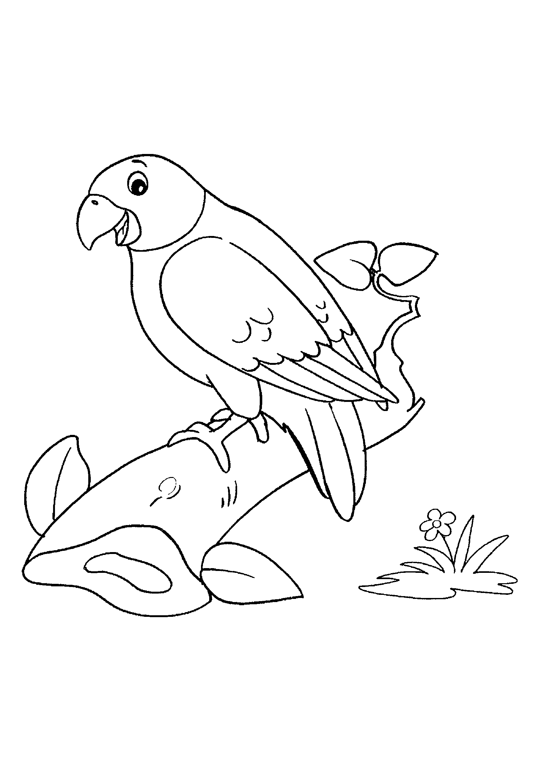 ilustração de passarinho simples