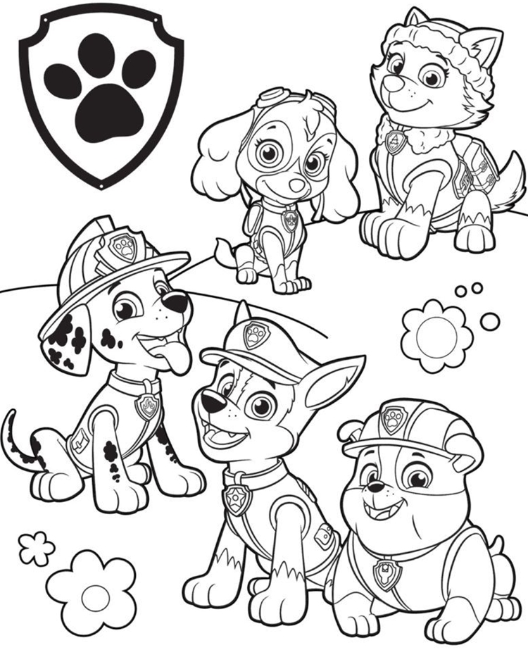desenhos patrulha canina para imprimir
