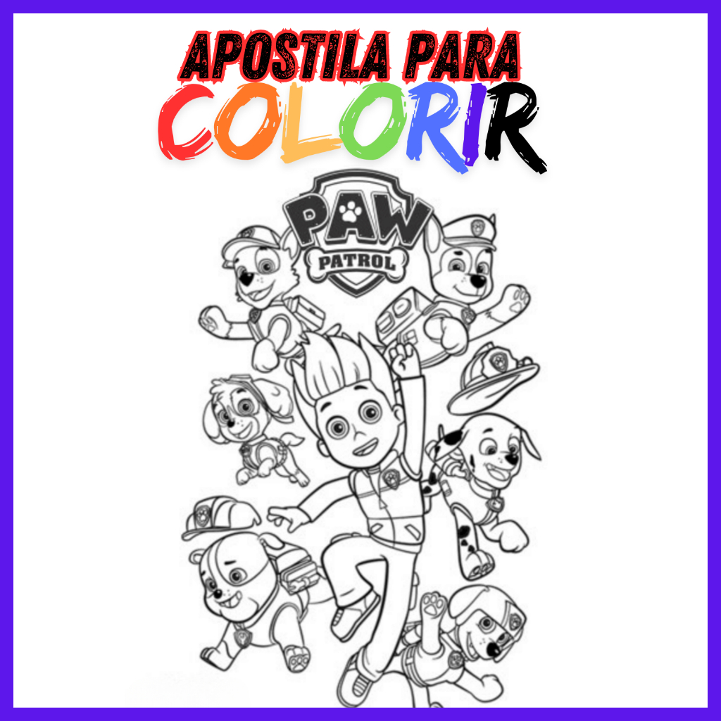 desenhos patrulha canina Ryder