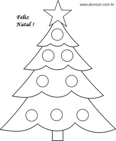 árvore de natal para pintar
