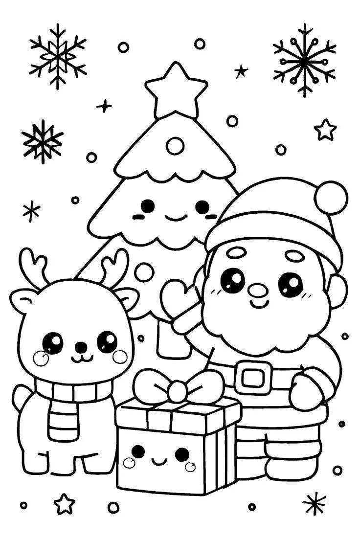 colorir temas de natal