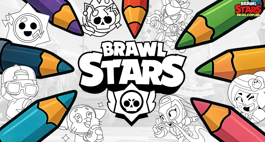 colorir personagens Brawl Stars