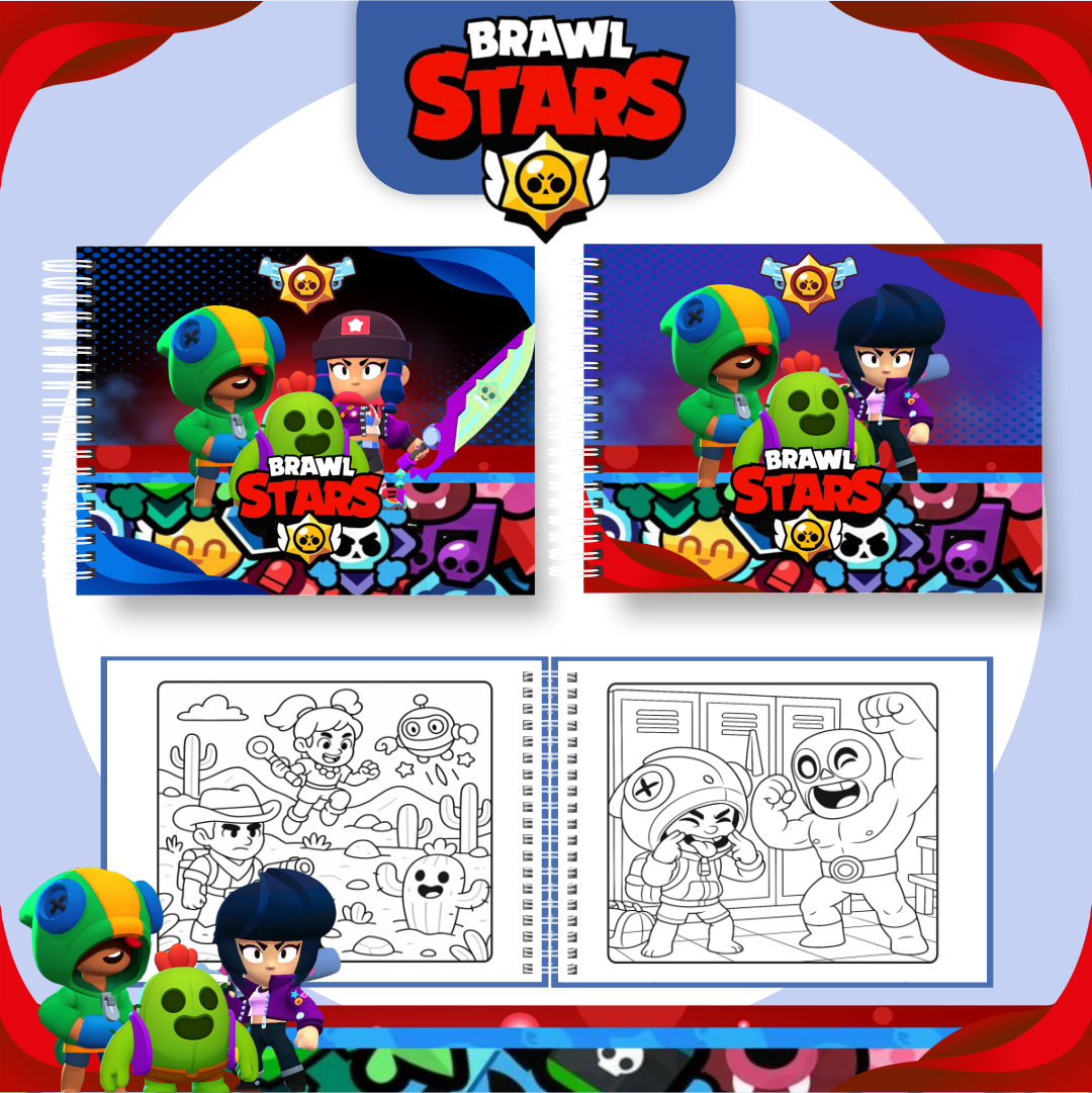 imagens Brawl Stars para colorir
