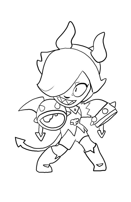 desenhos de Brawl Stars para imprimir