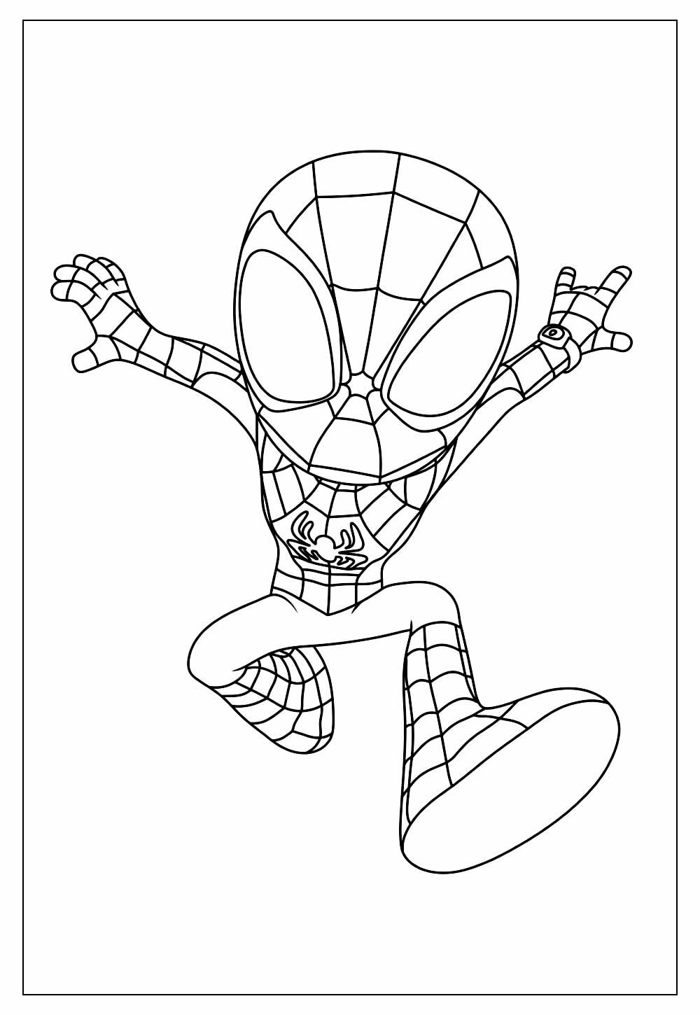 homem aranha para colorir gratis