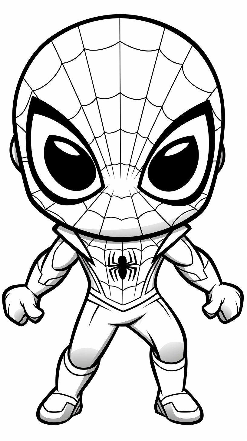 desenhos do homem aranha para pintar