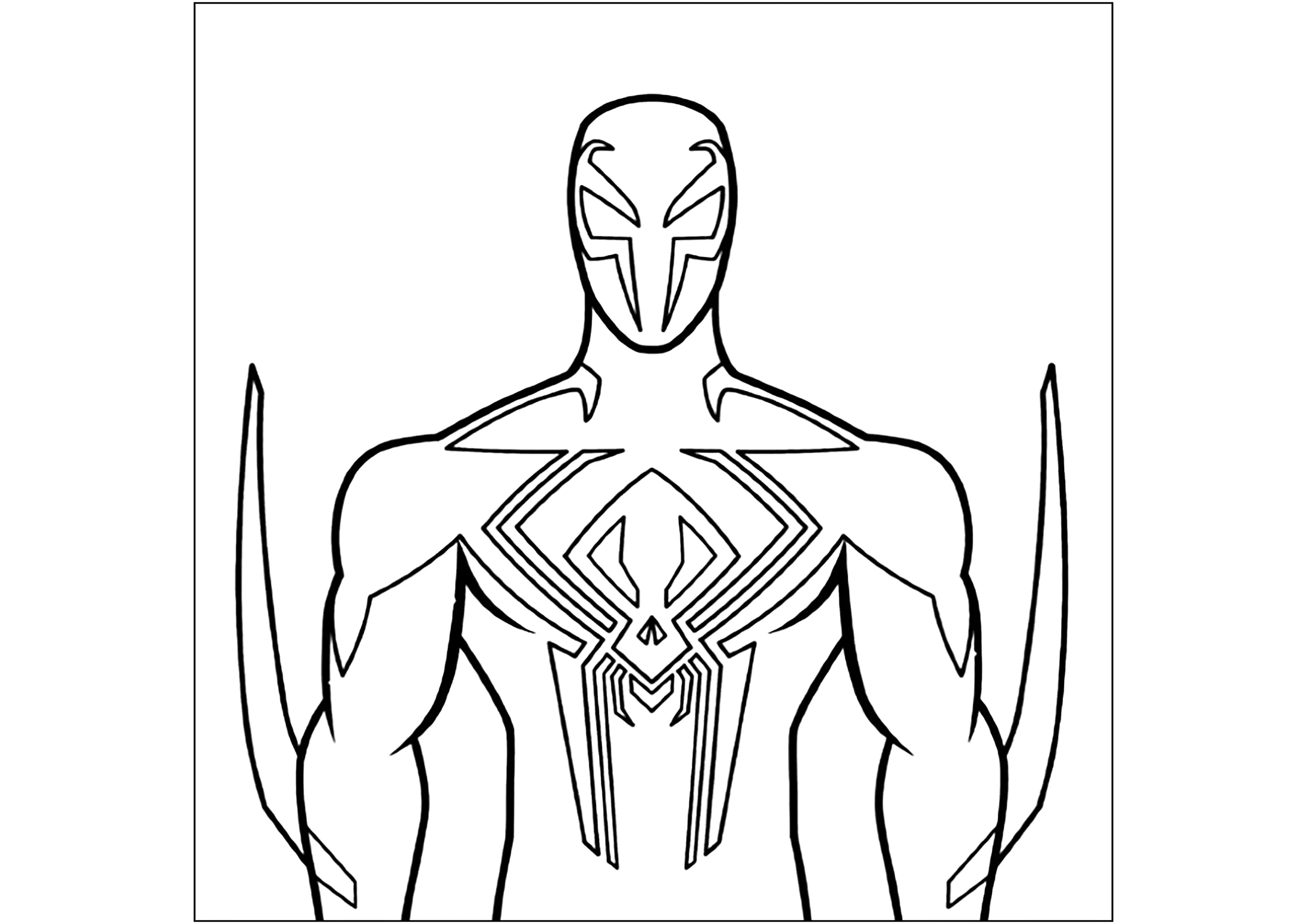 desenho do homem aranha com teia