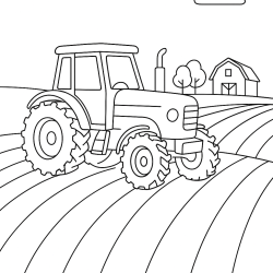 desenhos de fazenda realistas para colorir