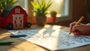 87 Desenhos para Colorir Fazenda que Vão Acabar com o Tédio das Crianças
