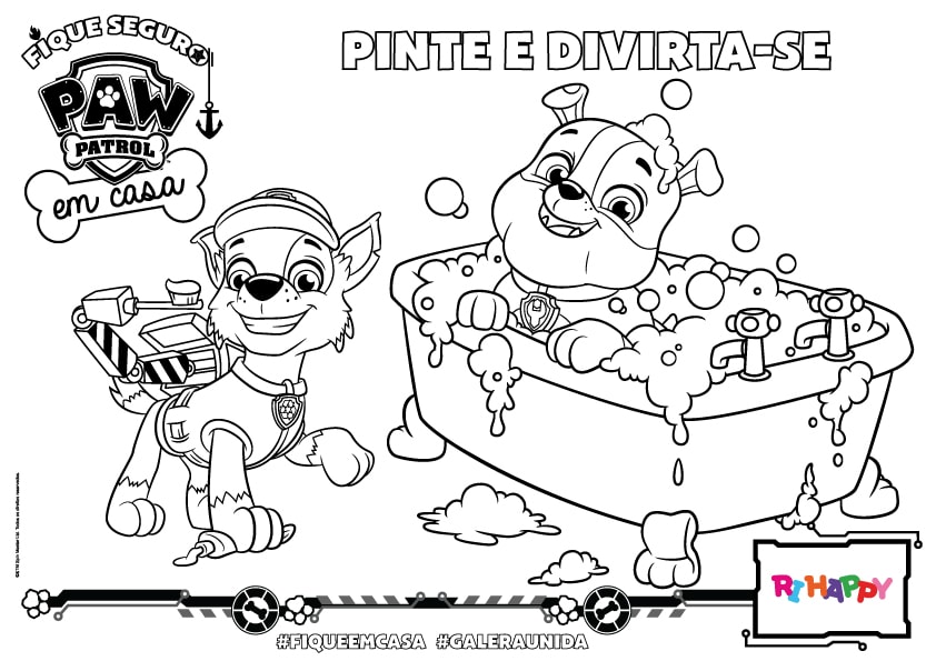 erros comuns ao imprimir desenhos patrulha canina