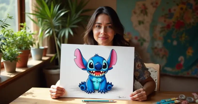 23 Ideias de Desenho para Colorir Stitch Que Dão Vida ao Personagem