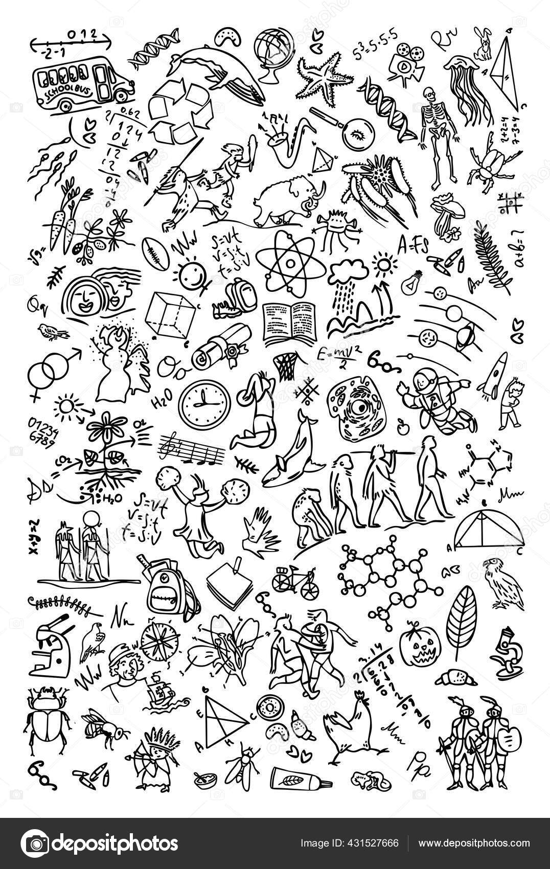desenhos de personagens para caderno