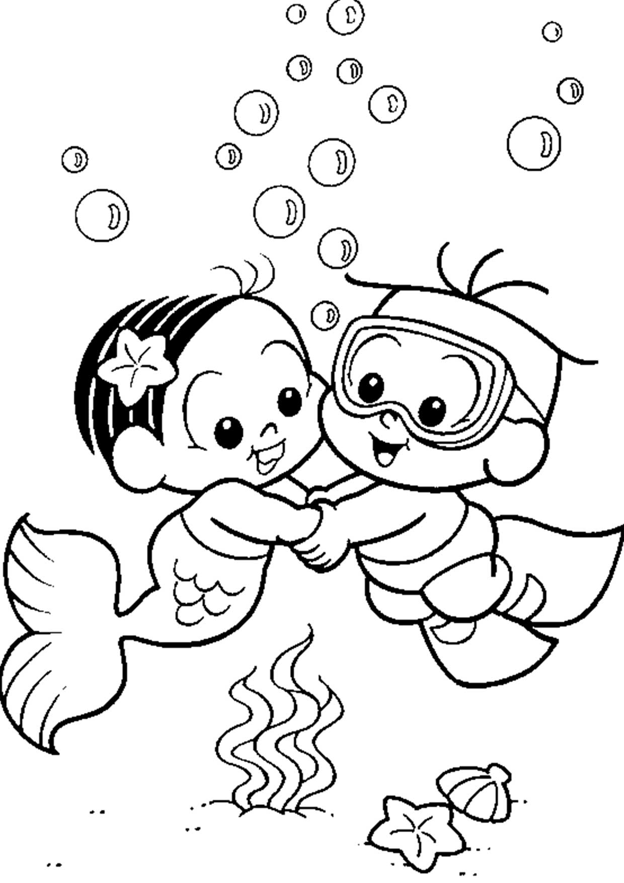 desenho da Mônica para pintar