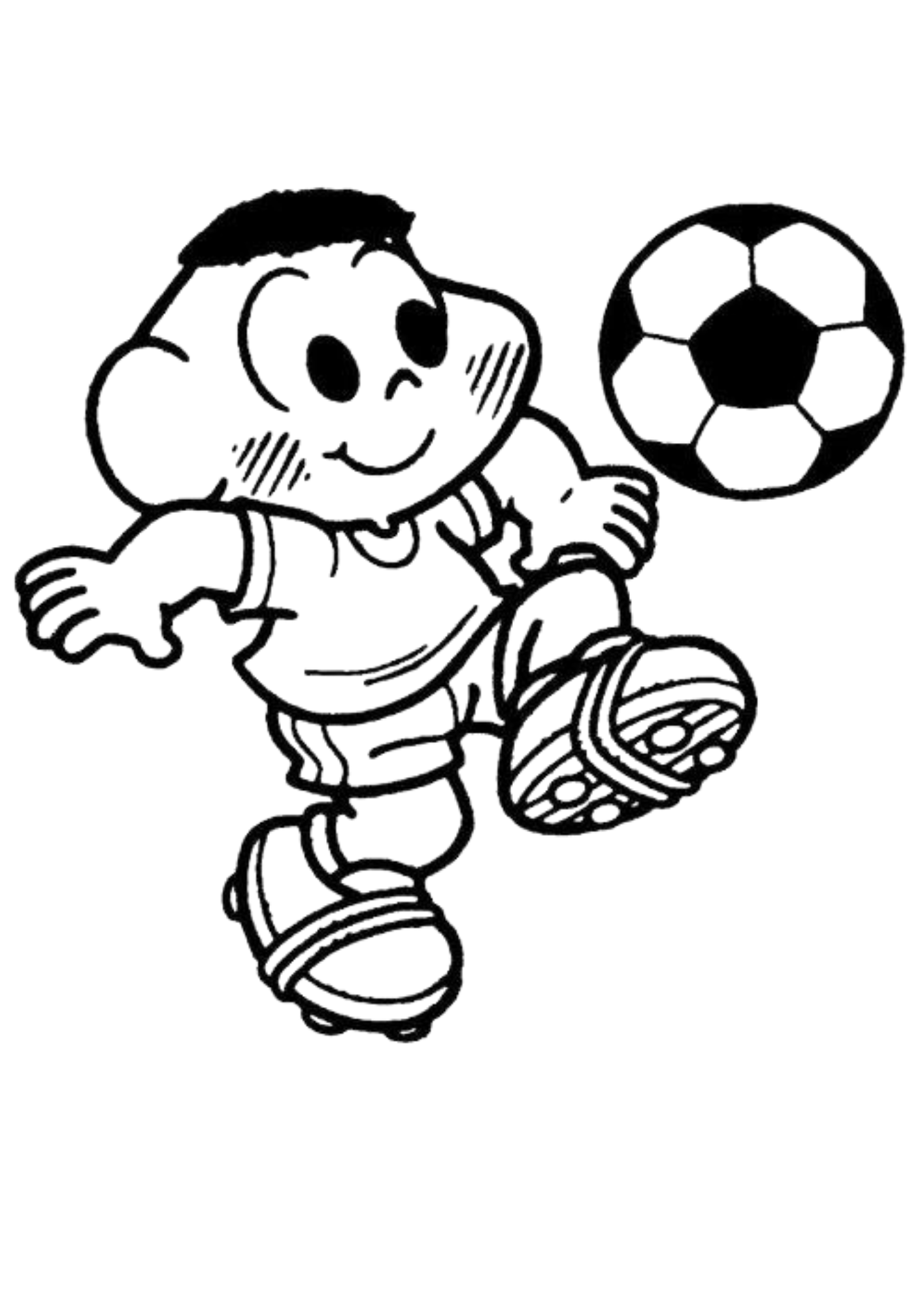 desenho do Cascão para pintar