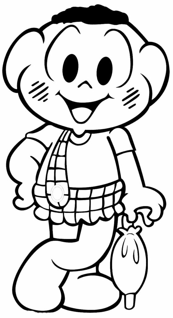 imagens da Turma da Mônica para pintar