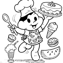 desenhos da Turma da Mônica para festa infantil