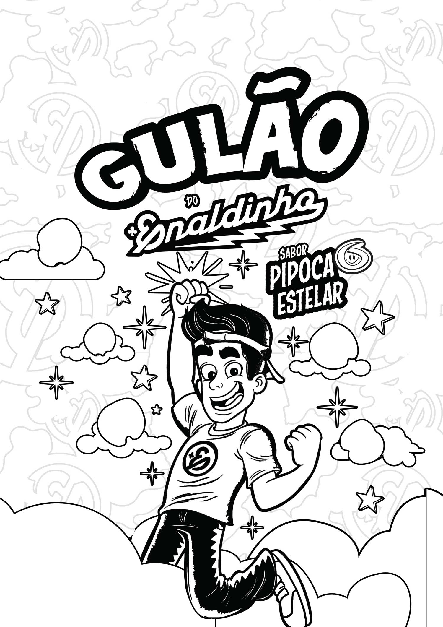 personagens do enaldinho para colorir