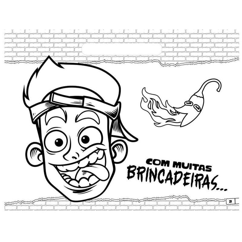 desenho do enaldinho para colorir