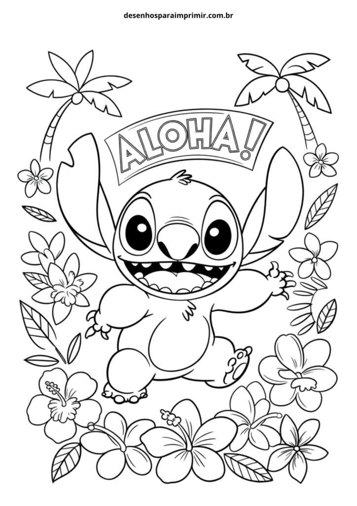 desenho do stitch vs desenho da angel para colorir