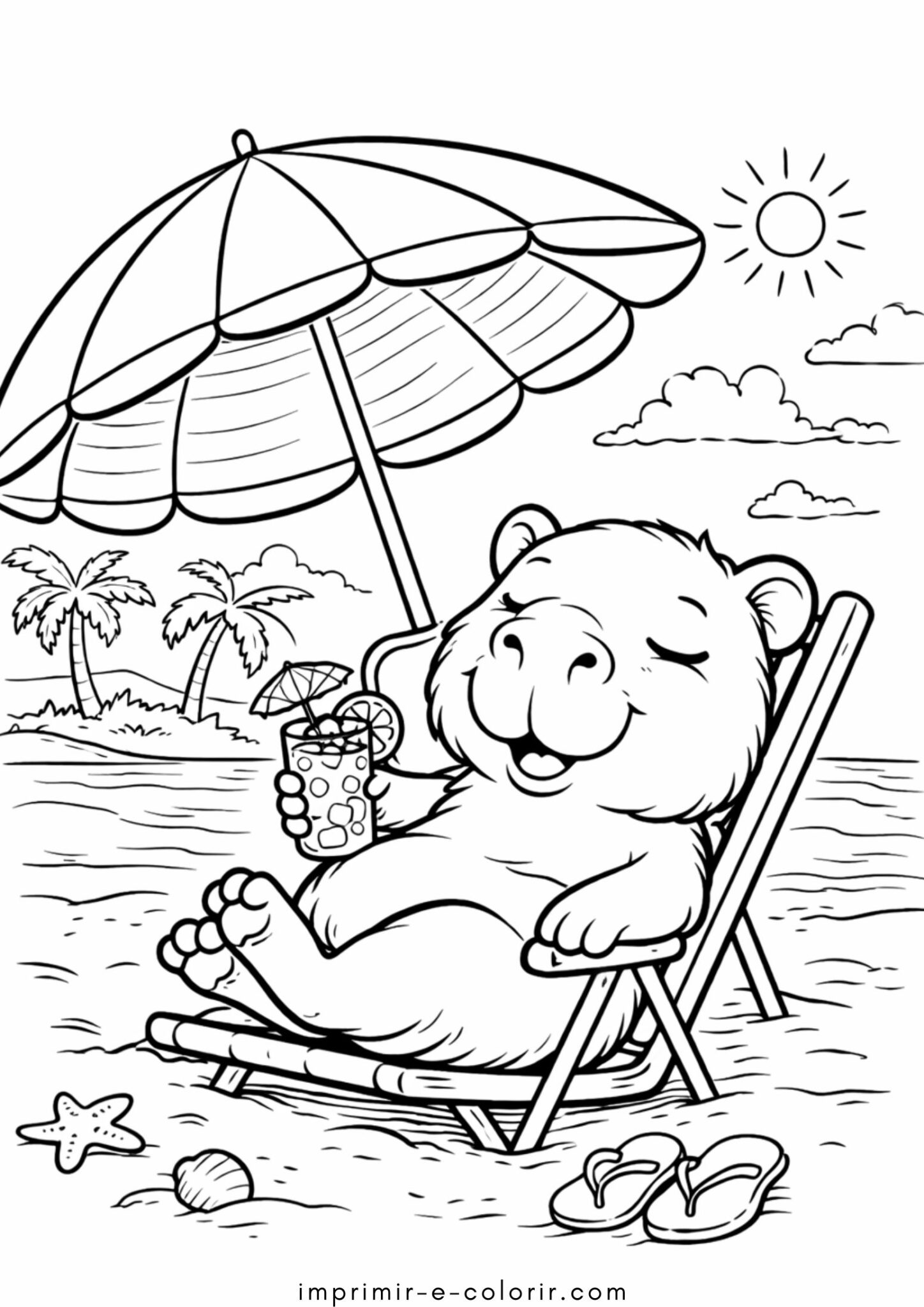 desenhos de bichinhos fofos para pintar