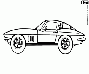 desenhos de carros realistas para colorir