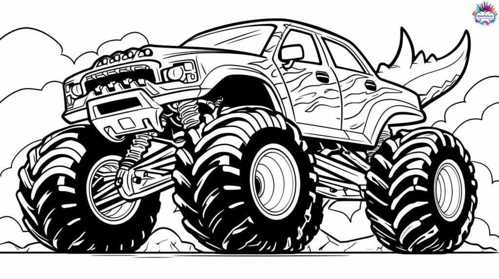 desenhos de carros realistas para colorir