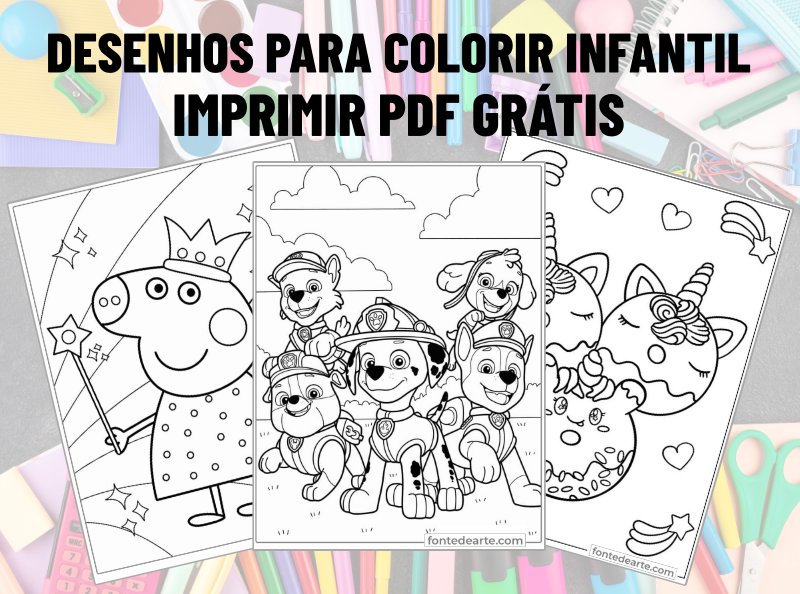 desenhos infantis para colorir