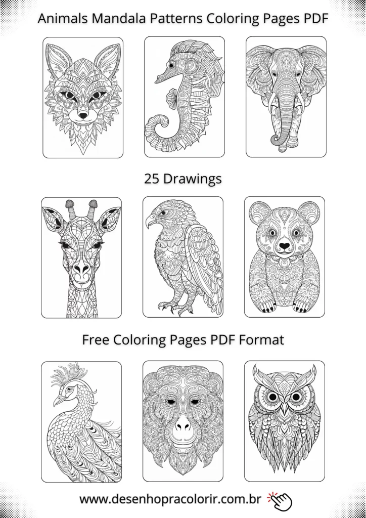 desenhos de mandalas para imprimir
