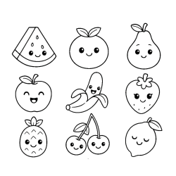 desenhos fofos para colorir