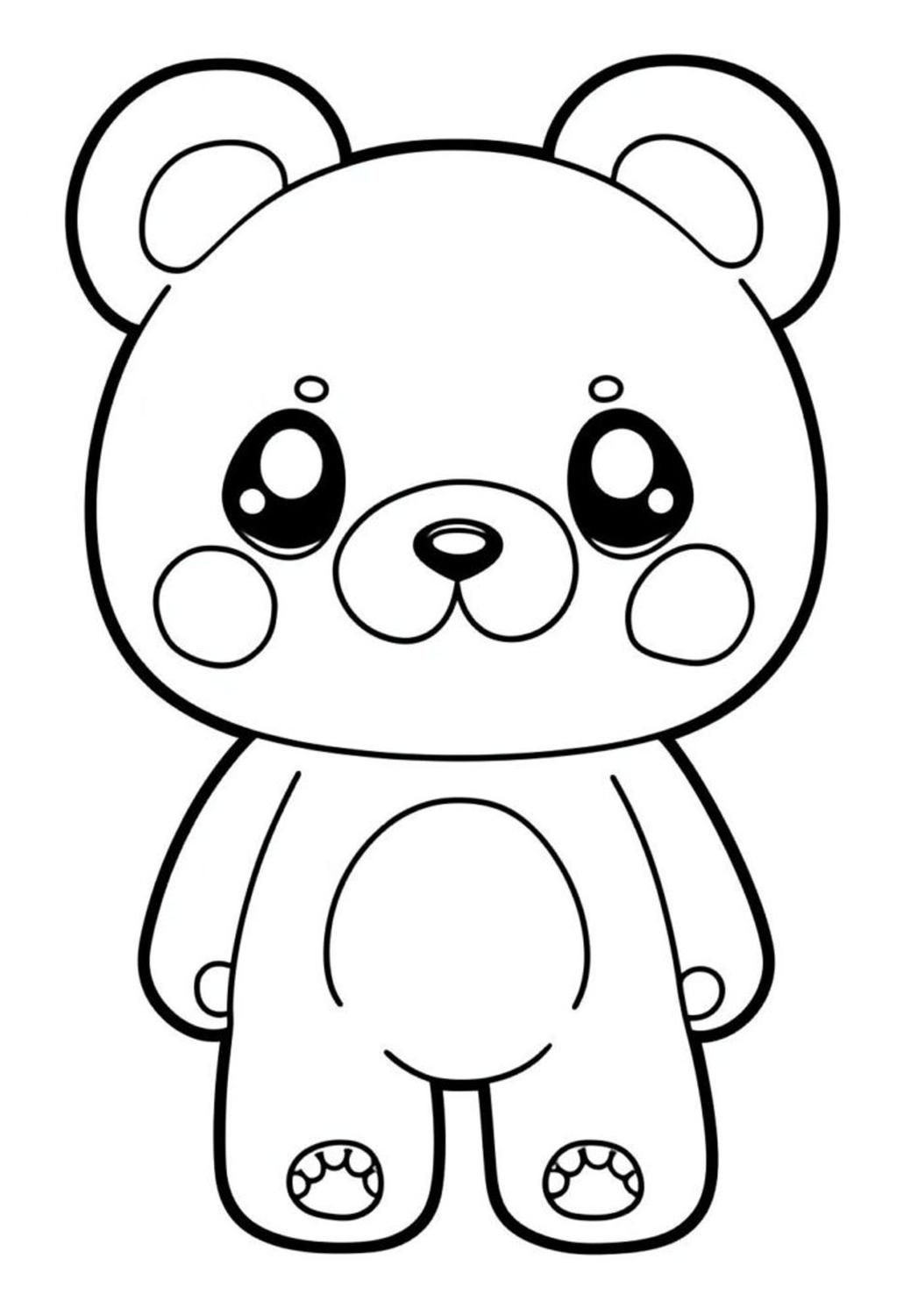 desenhos fofos de animais para imprimir e colorir