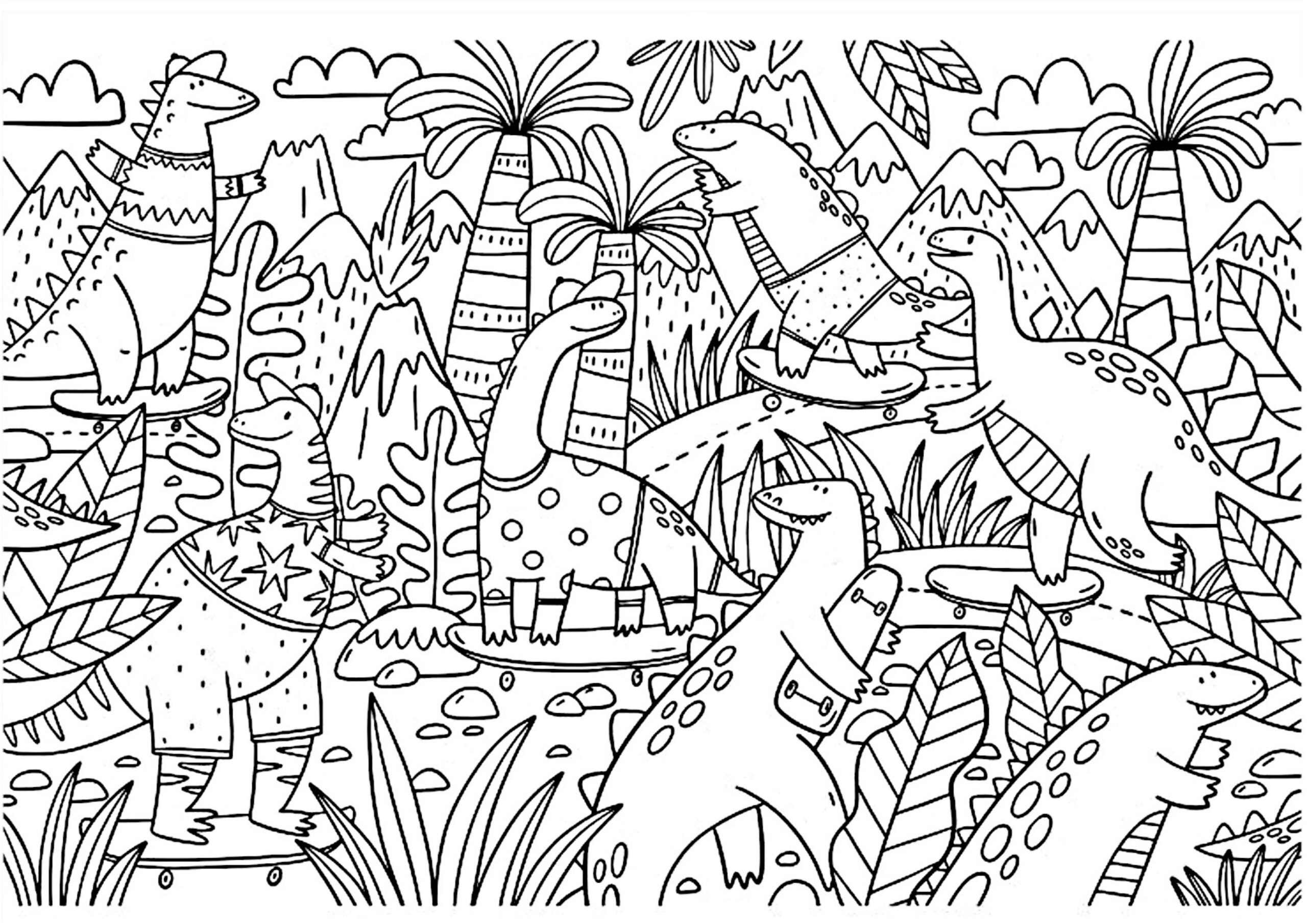 desenhos grandes para colorir em pdf