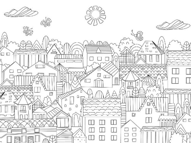 desenhos de animais grandes para colorir