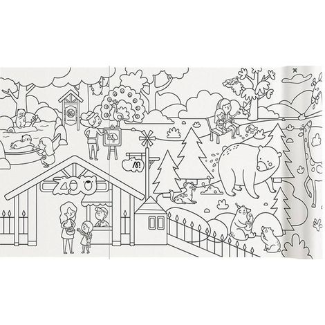 desenhos de animais grandes para colorir