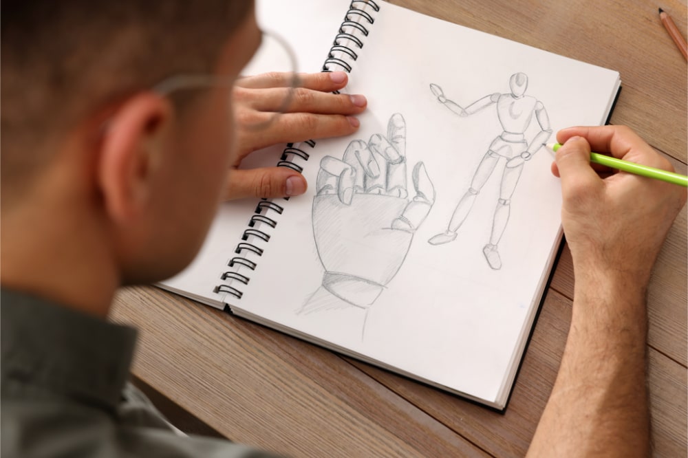 custo de materiais para desenhos de caderno