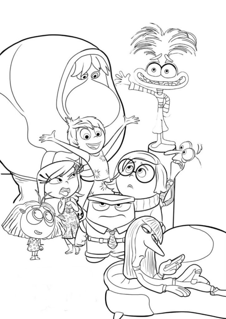 desenhos para colorir de personagens vs desenhos abstratos