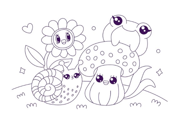 melhores desenhos para colorir de animais fofos