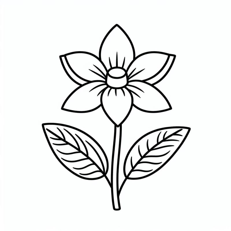 desenhos de flores realistas para colorir