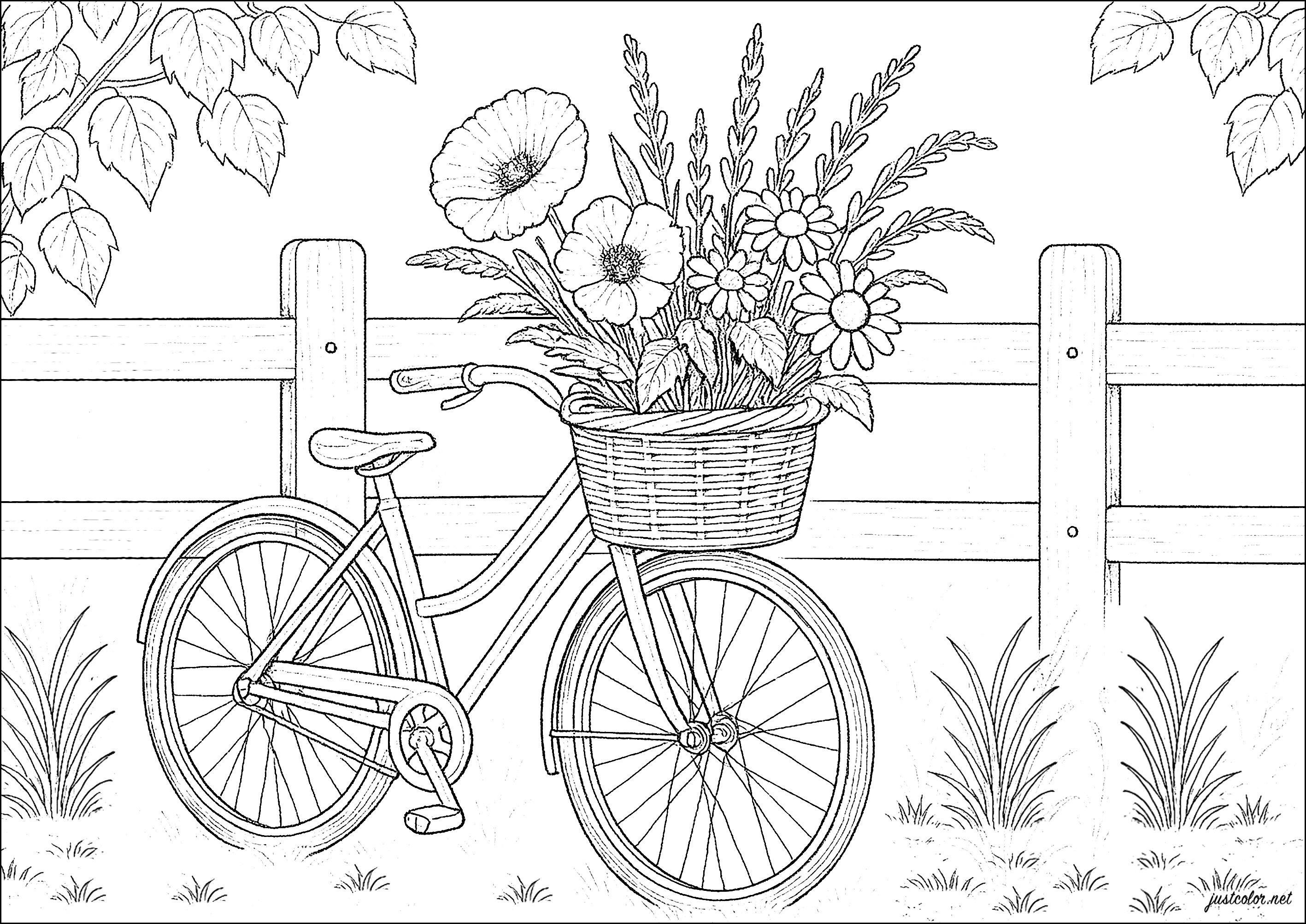 desenhos de flores para imprimir em PDF