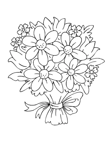 flores para colorir para crianças
