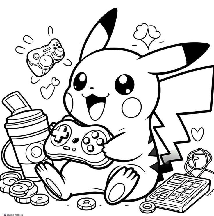 como desenhar pikachu passo a passo